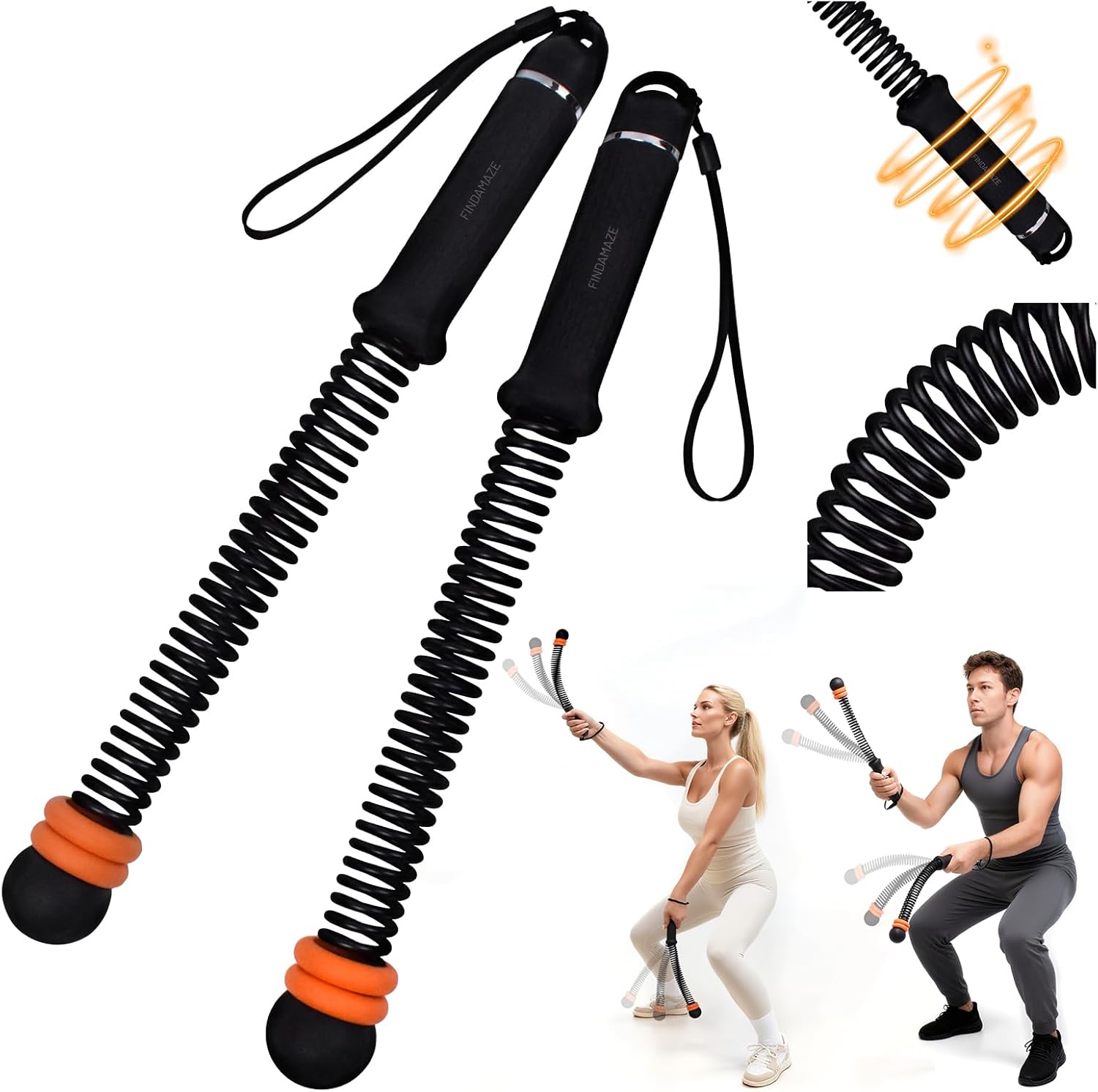 Sports Equipment Nearby - Ropeless Battle Rope Adjustable Resistance Ropeless