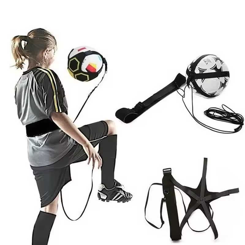 Football Training Cone - Football Kick Trainer Adjustable Soccer Training
