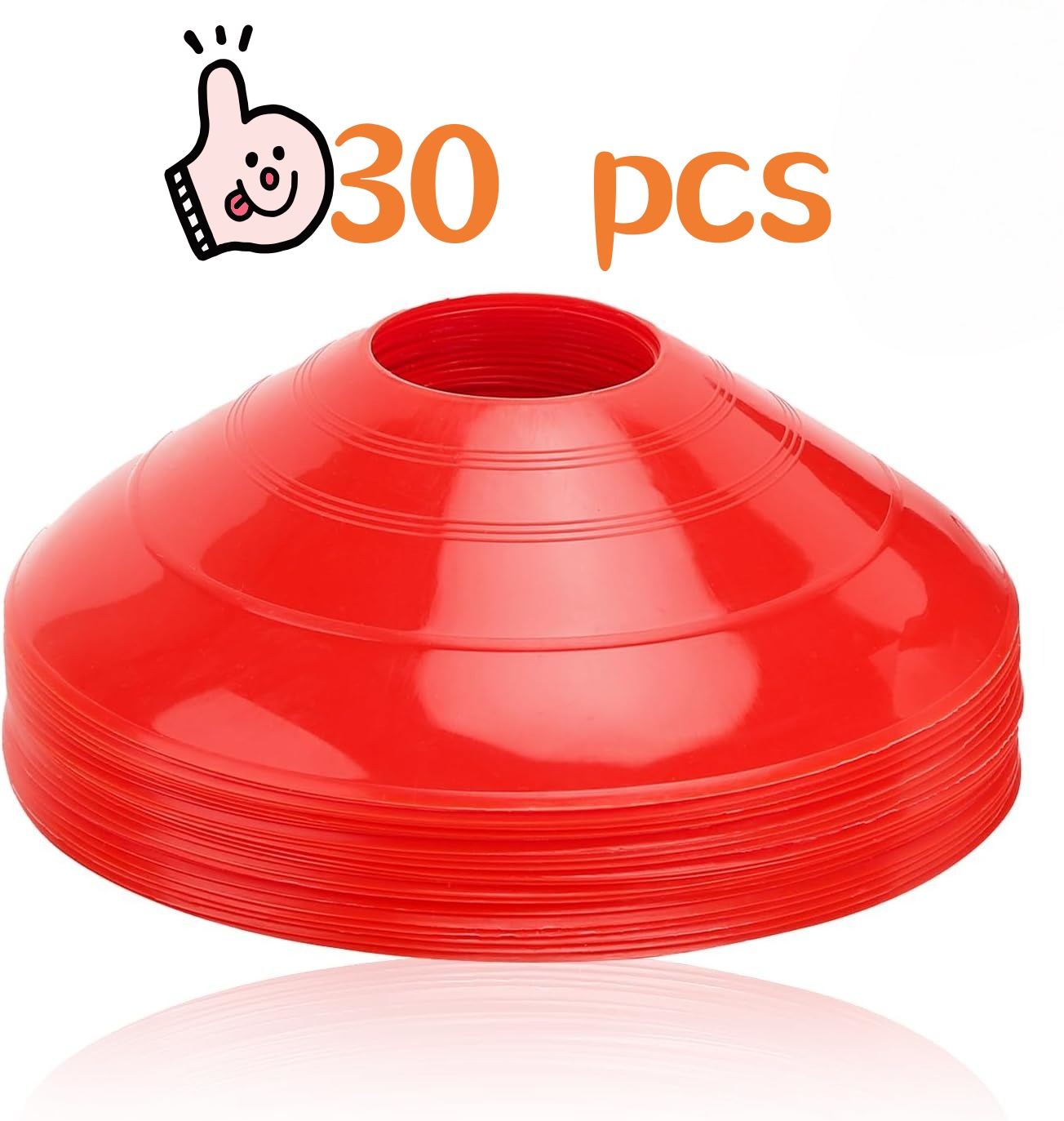30pcs football cone plate foot - đánh giá và giá Football Training Cone