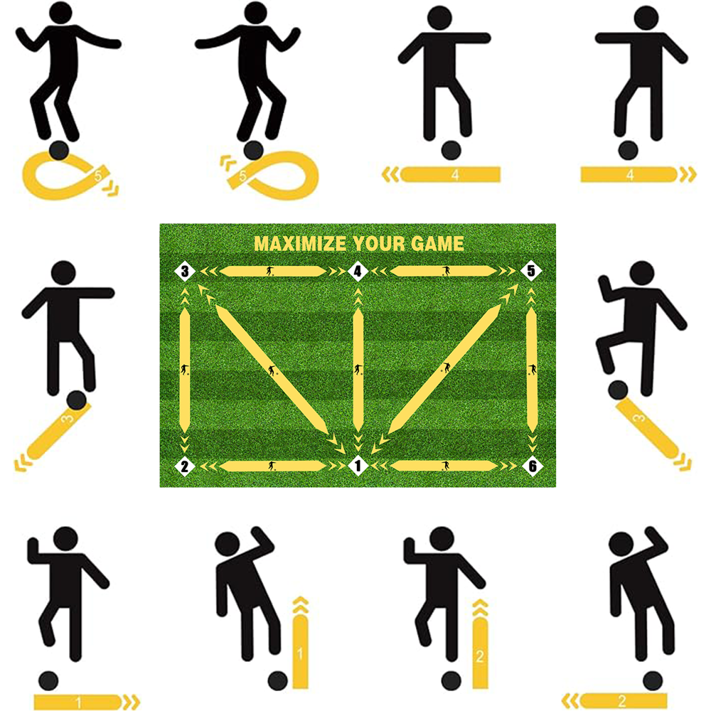 Football Training Mat Rug Drib - đánh giá và giá Football Training Cone