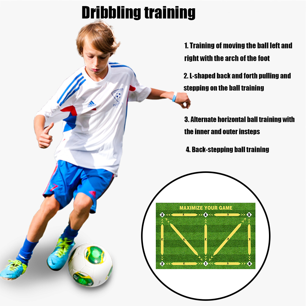 Football Training Mat Rug Drib - đánh giá và giá Football Training Cone