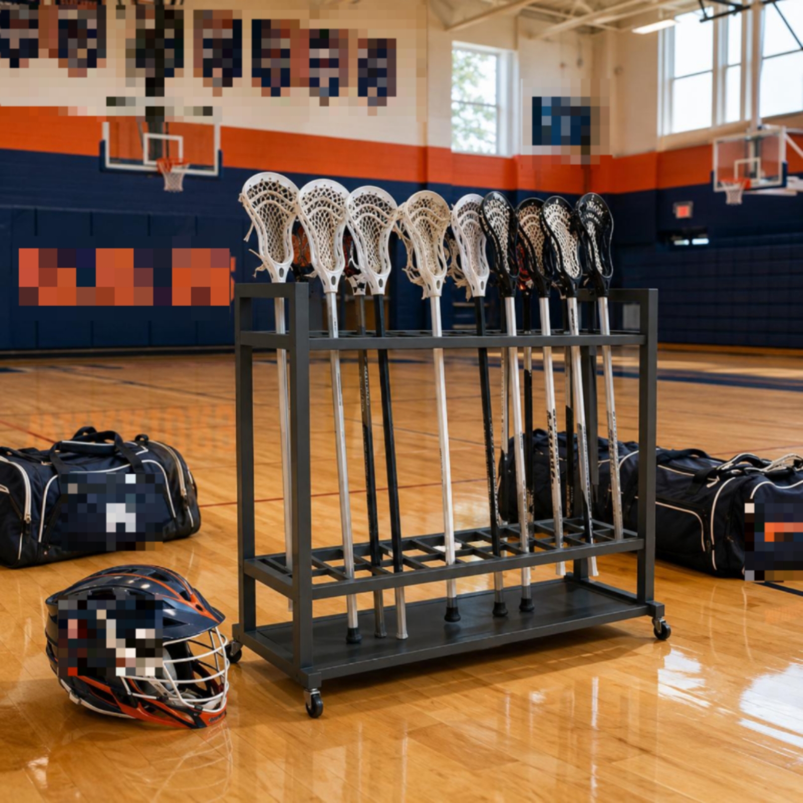 Lacrosse Stick Rack Caster Whe - đánh giá và giá Sports Equipment Locker