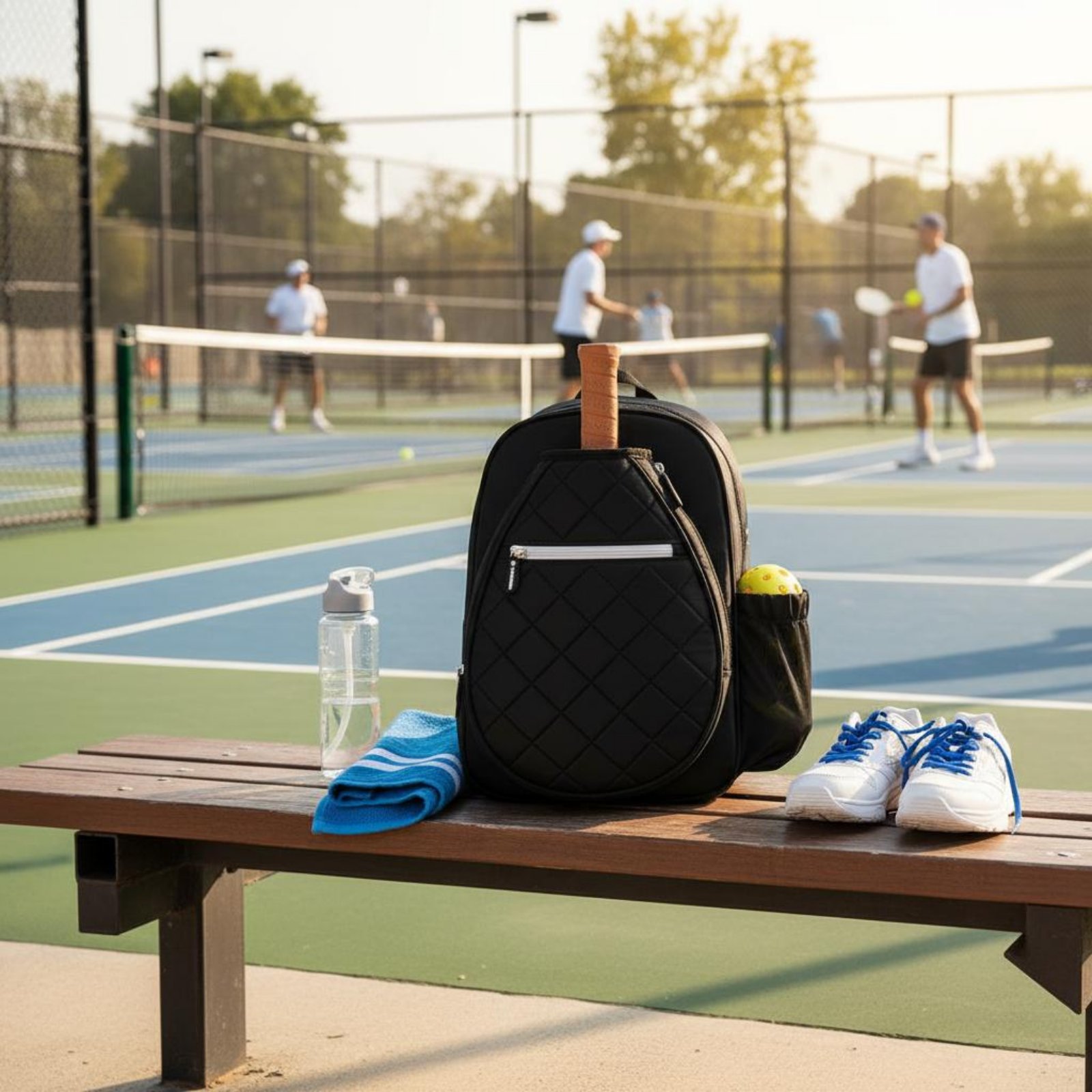Quilted Pickleball Backpack Li - đánh giá và giá Pickleball Paddle