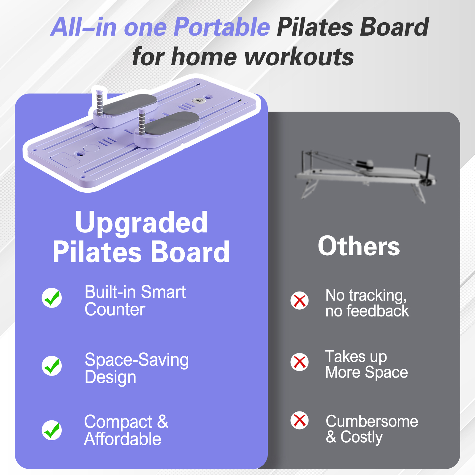 Foldable Pilates Bar Ab Board  - đánh giá và giá Sports Equipment Nearby