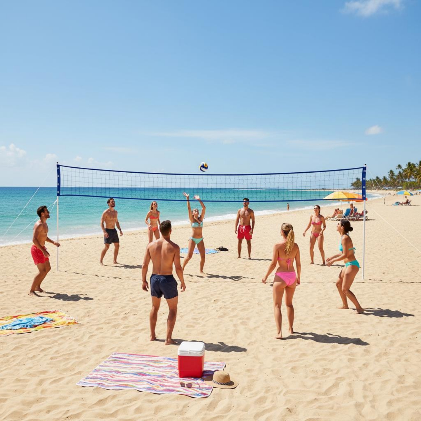 Beach Volleyball Net Set Quick - đánh giá và giá Sports Equipment For Volleyball